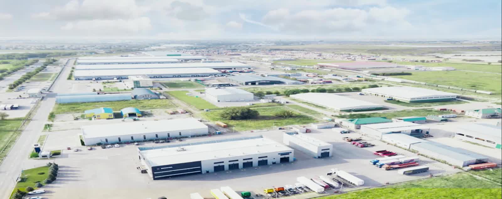 Территория DAMU Logistics с высоты
